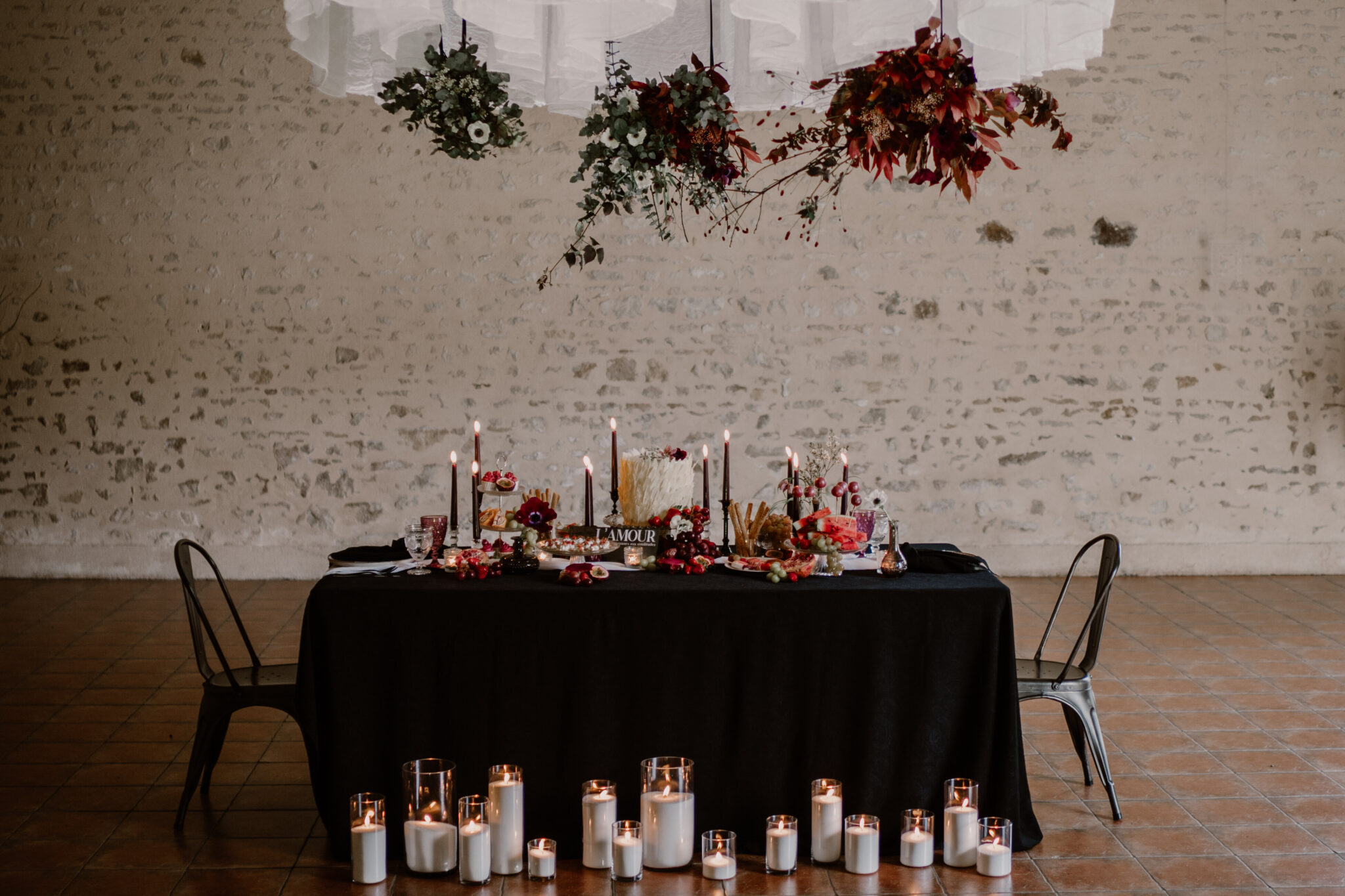 mariage monochrome noir et blanc normandie pays de la loire