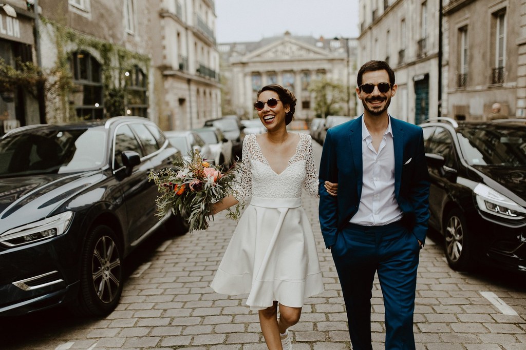 mariage pays de la Loire Nantes bouquet de mariée