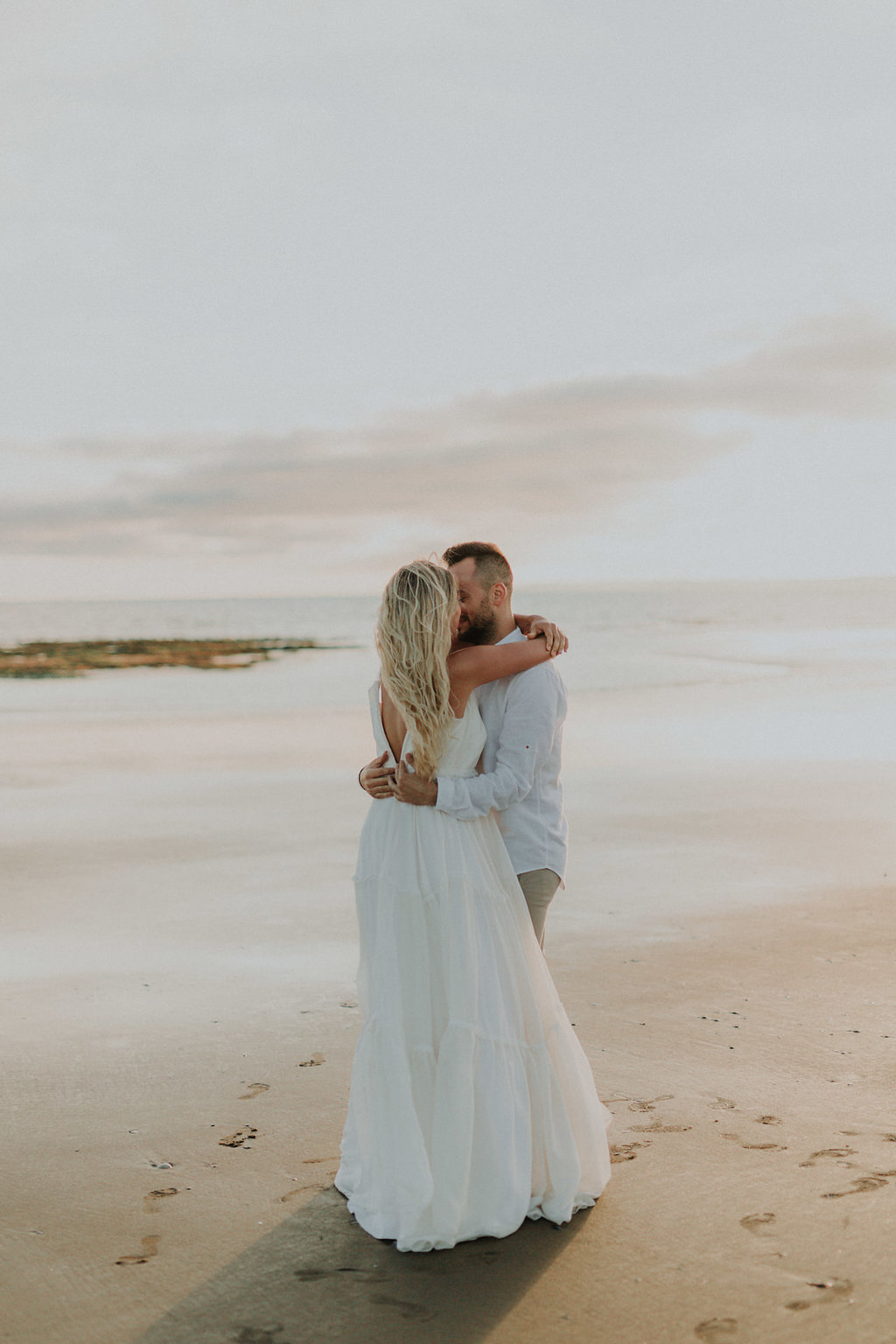 Amoureux sur la plage