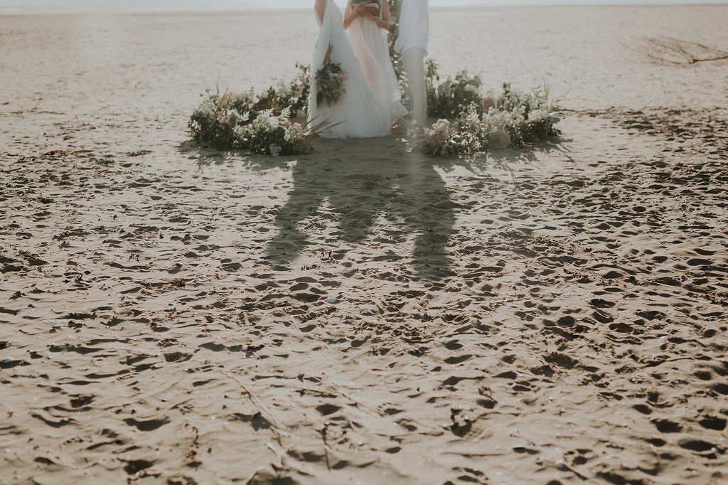 Cérémonie laïque sur plage