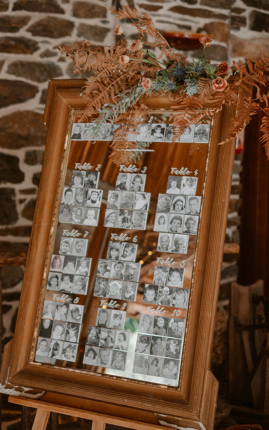 plan de tables original mariage