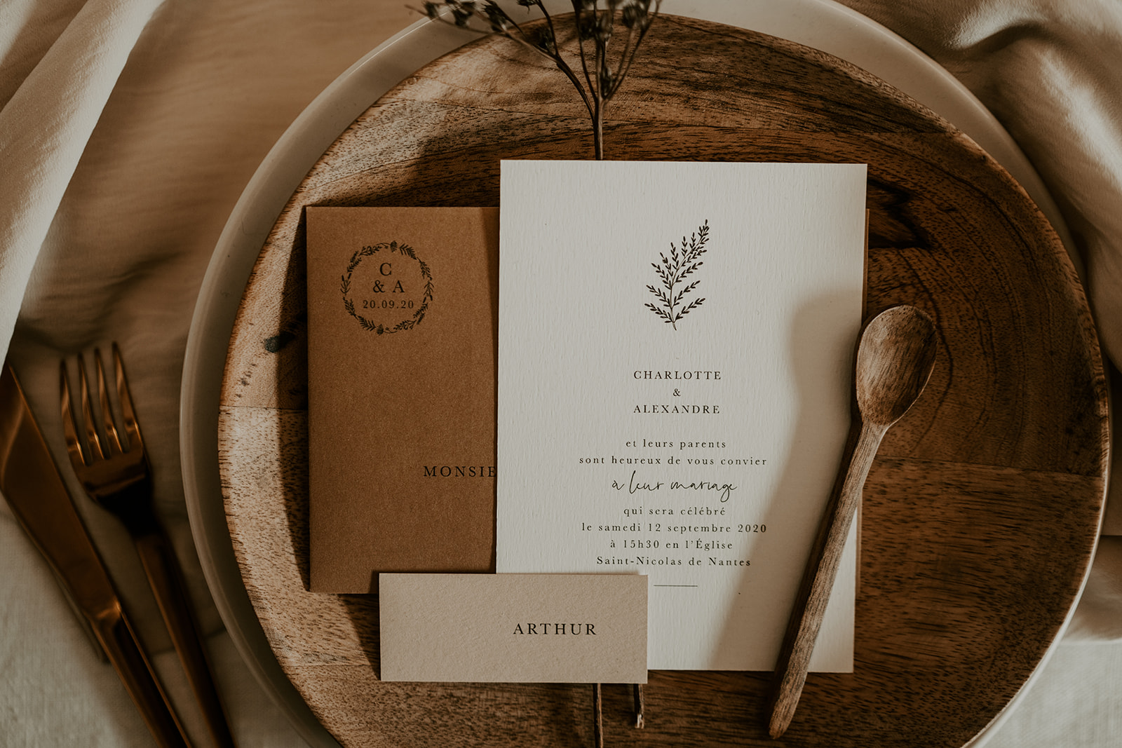 faire part de mariage collection sur mesure Nantes