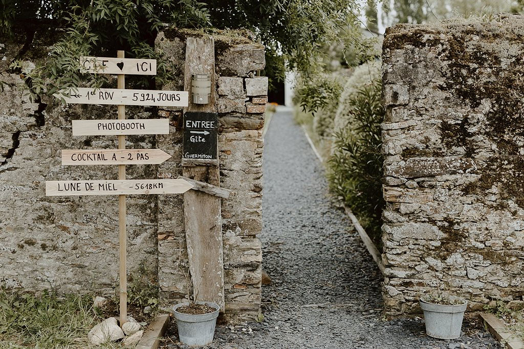 signalétique mariage pays de la Loire