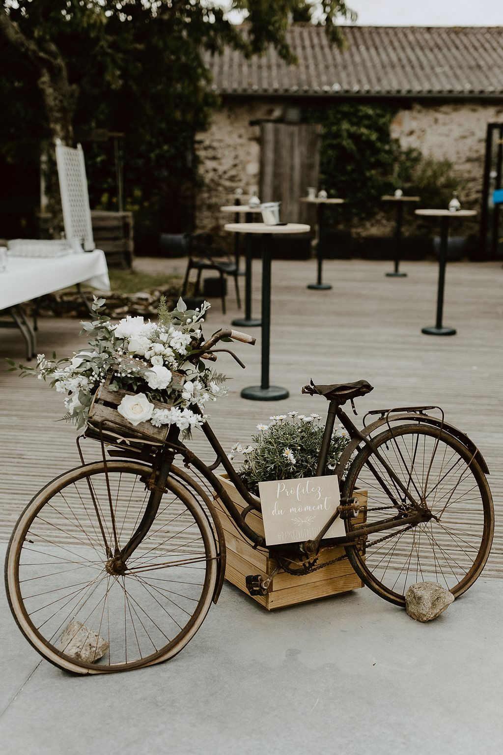 velo vintage décoration mariage Nantes