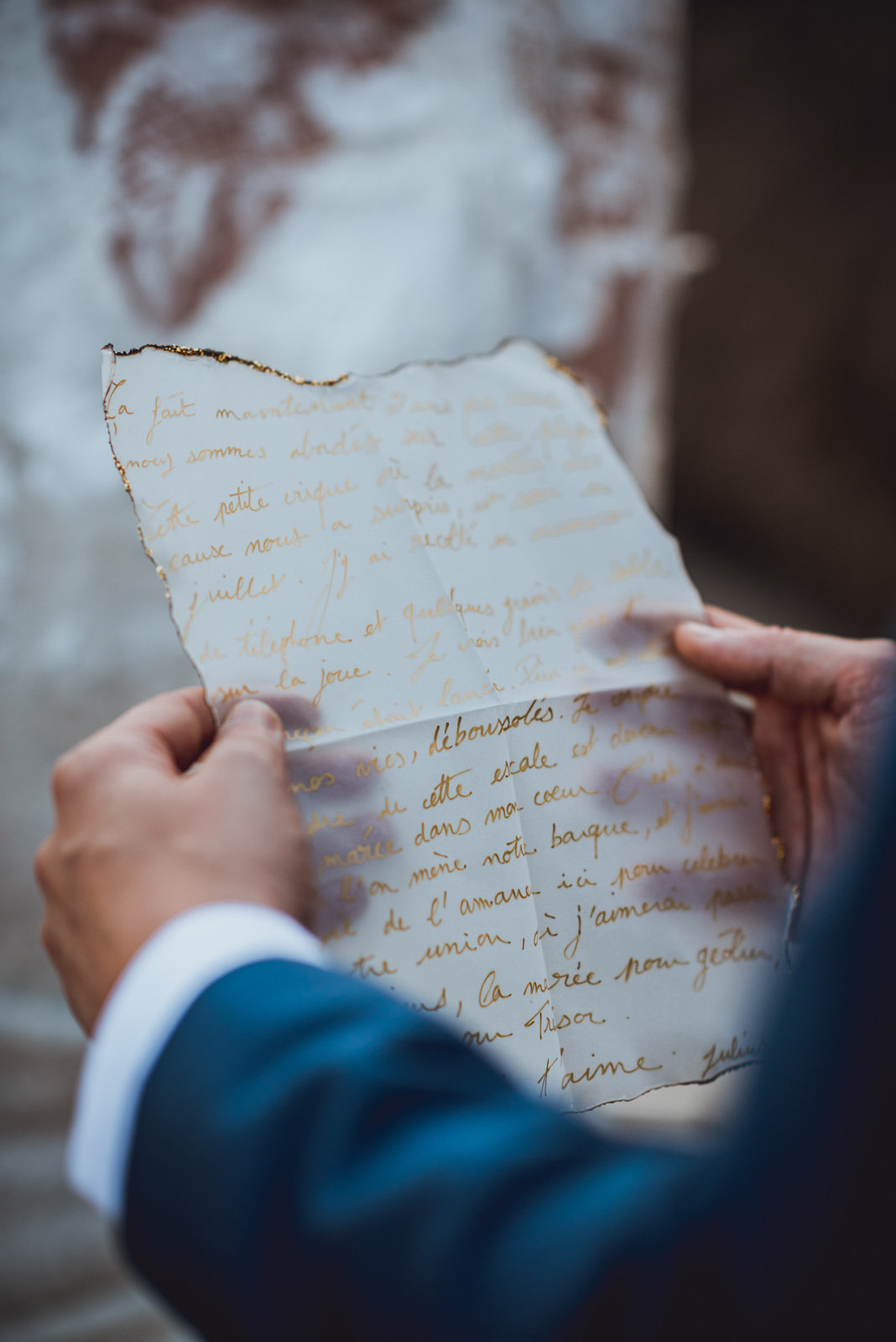 calligraphie voeux mariage