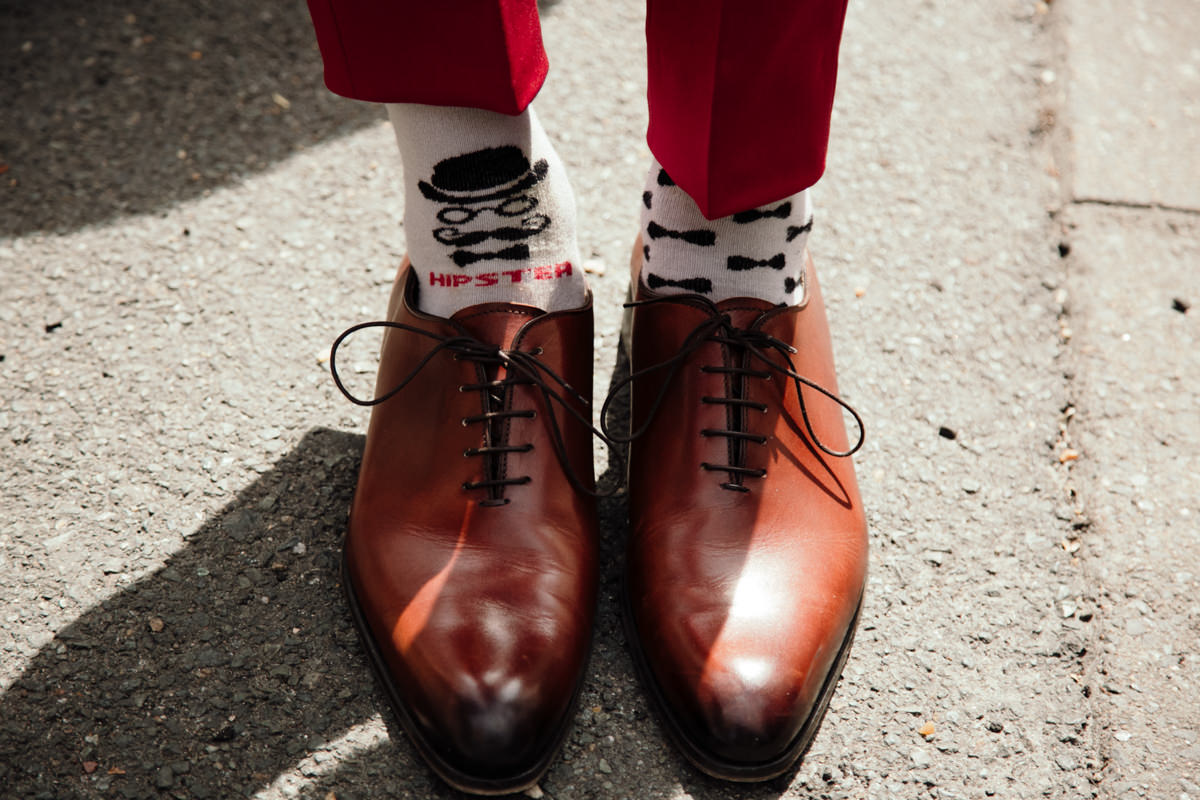 chaussettes maries champetre