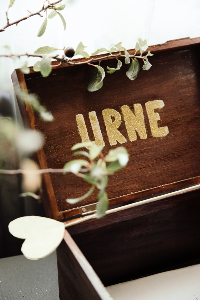 urne mariage champetre