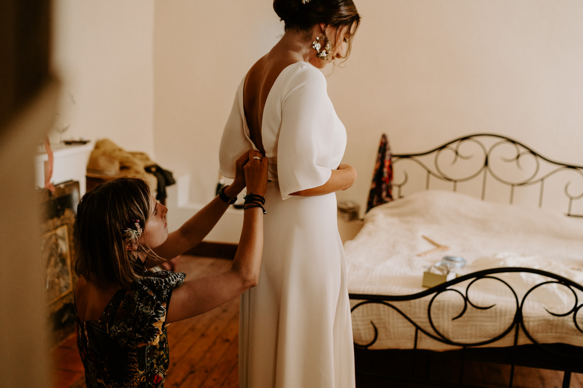 robe mariage boheme vendee