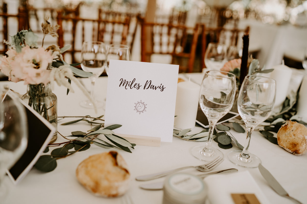 nom de table mariage boheme