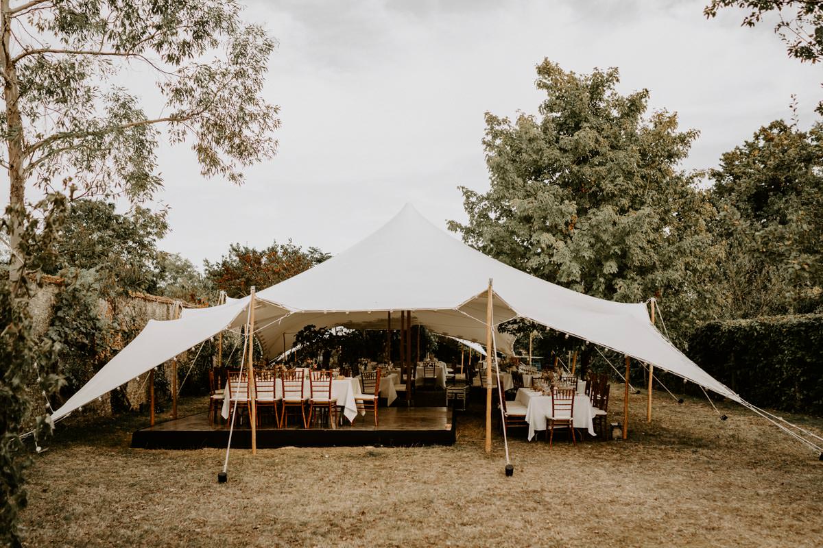 tente bambou mariage vendee