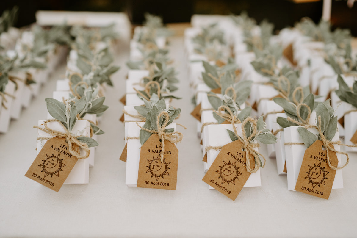 cadeaux d'invites mariage boheme