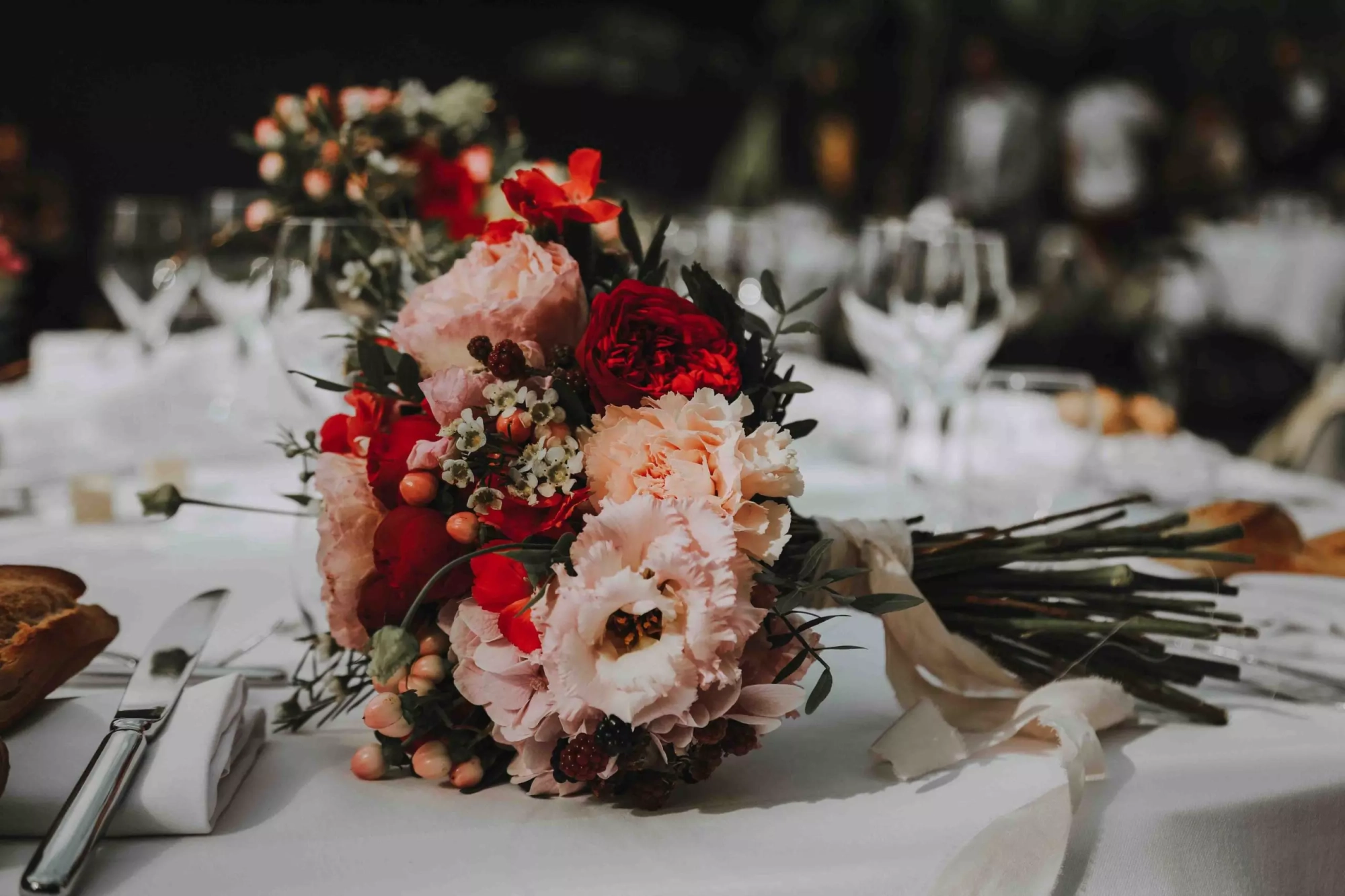 mariage bucolique bouquet de fleurs