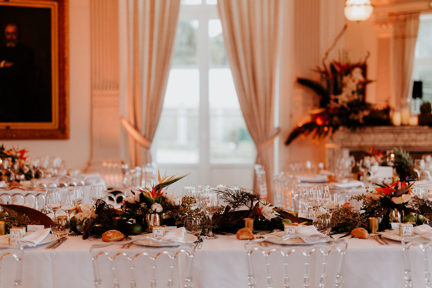 decoration mariage thème exotique