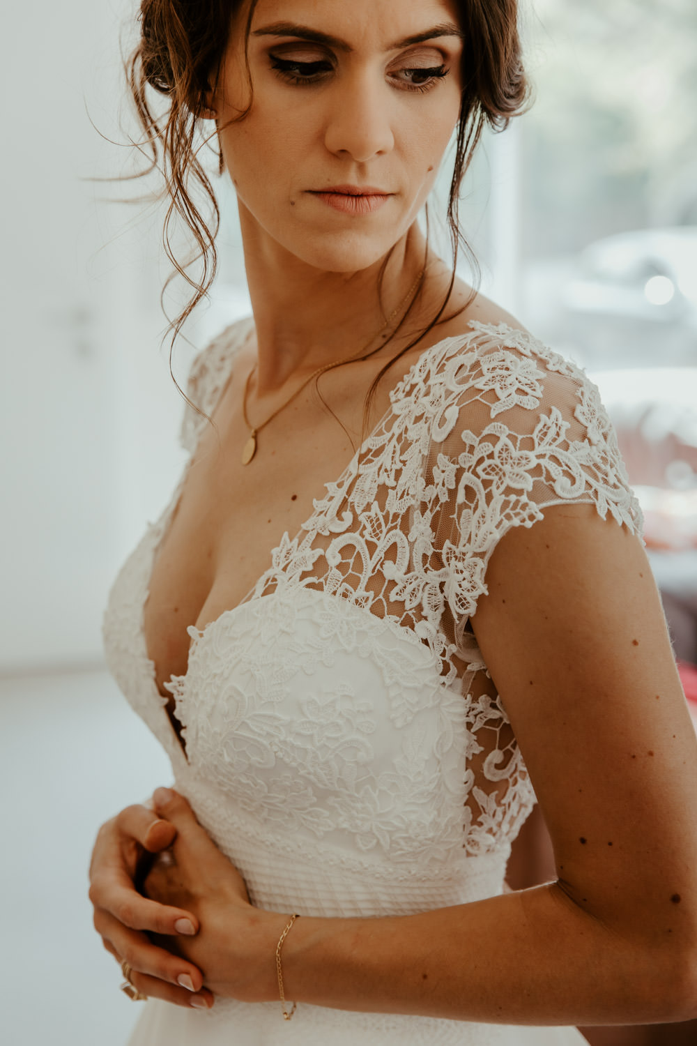 robe de mariée bohème moderne