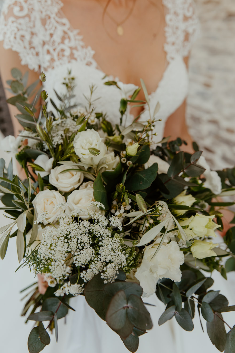 bouquet de mariee vegetal eucalyptus