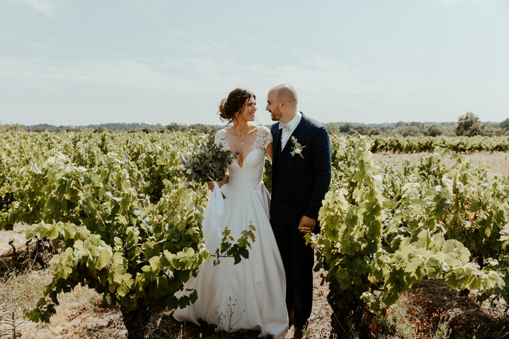 seance de couple dans les vignes