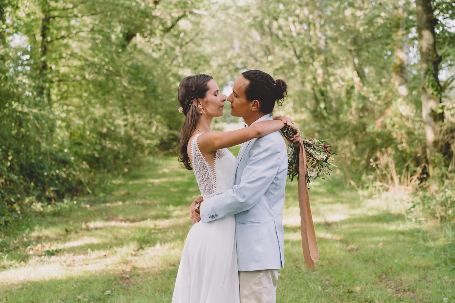 Robe mariage bohème dos nus rembo styling