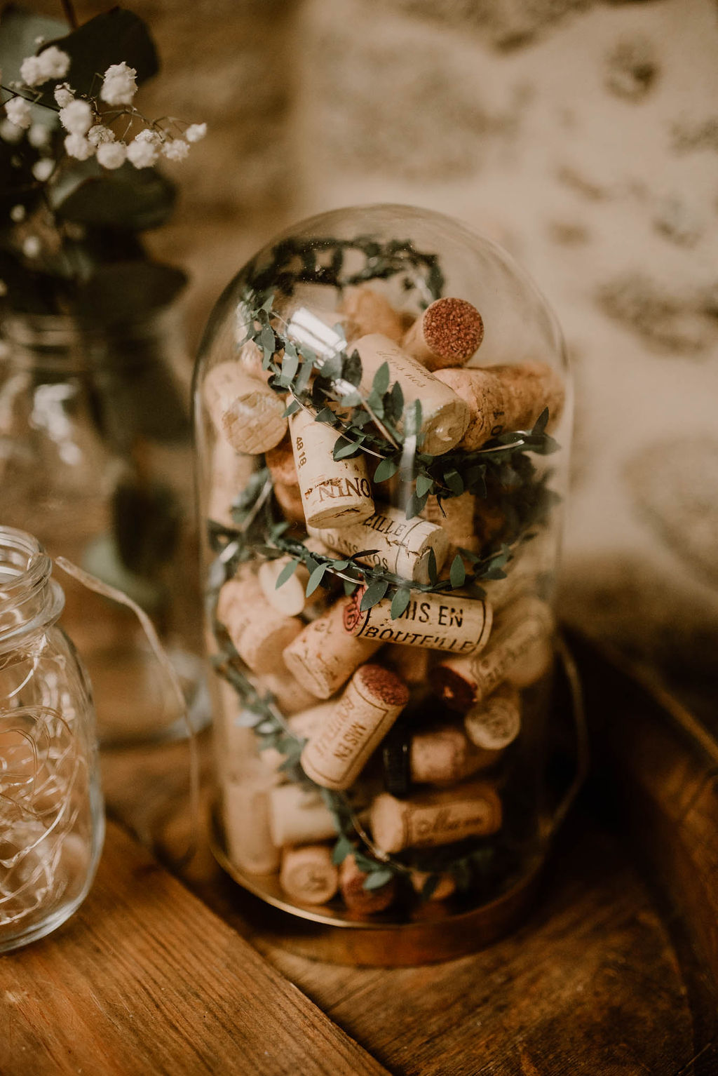 mariage decoration vin