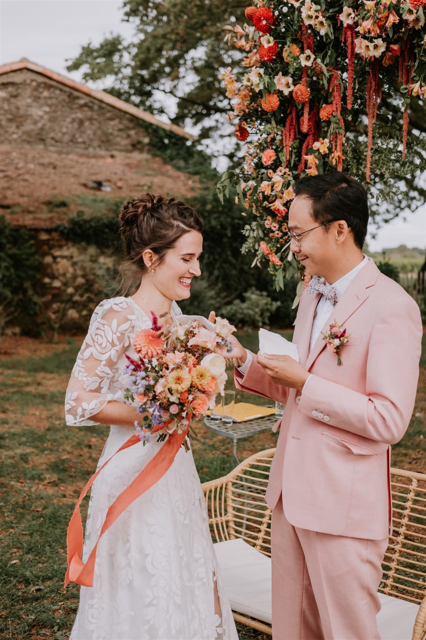 bouquet de fleurs mariage nantes
