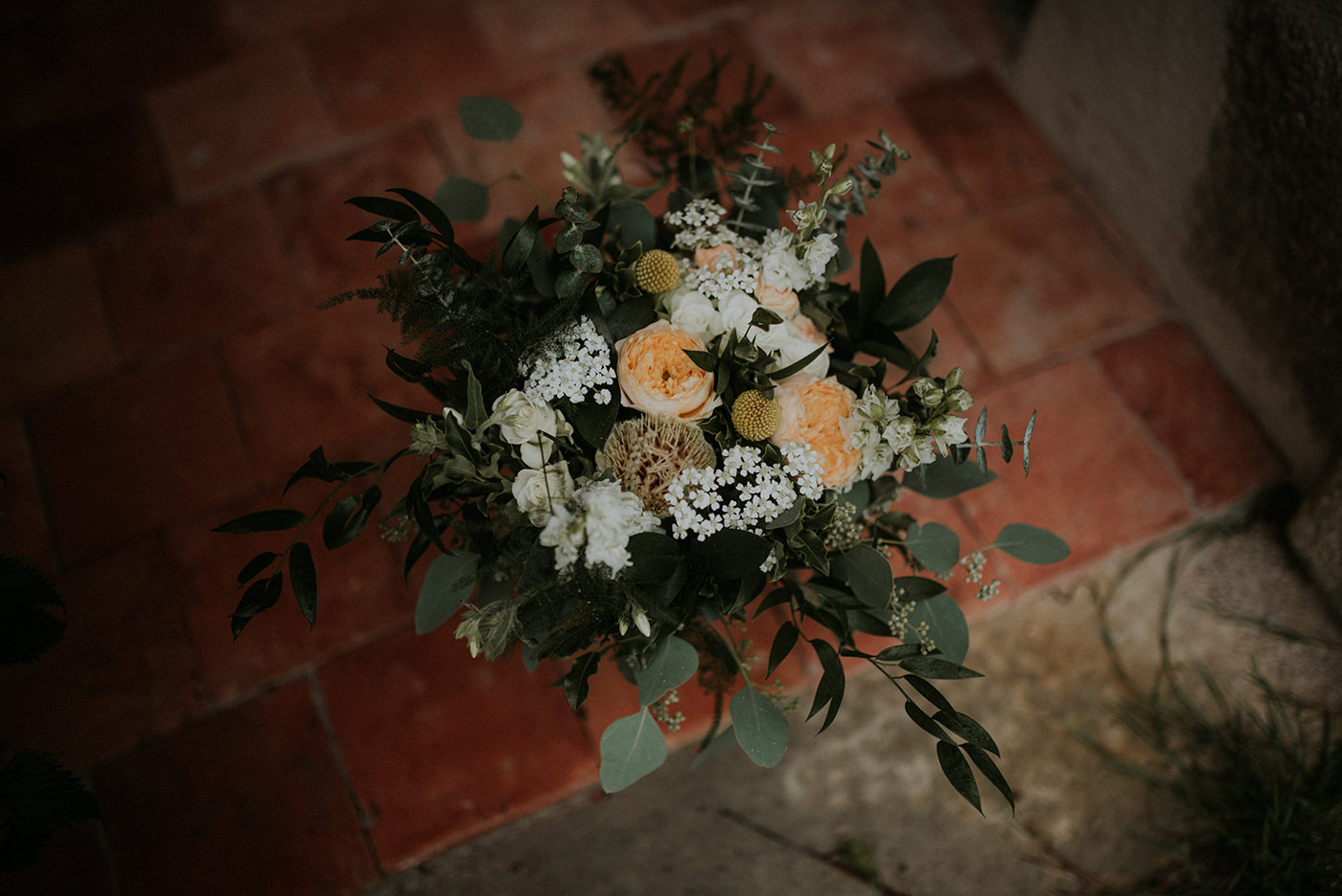 bouquet de mariée champêtre boheme chic nantes