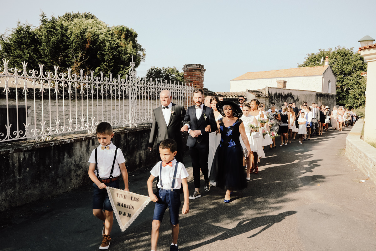 cortège mariage gay homosexuel vendee