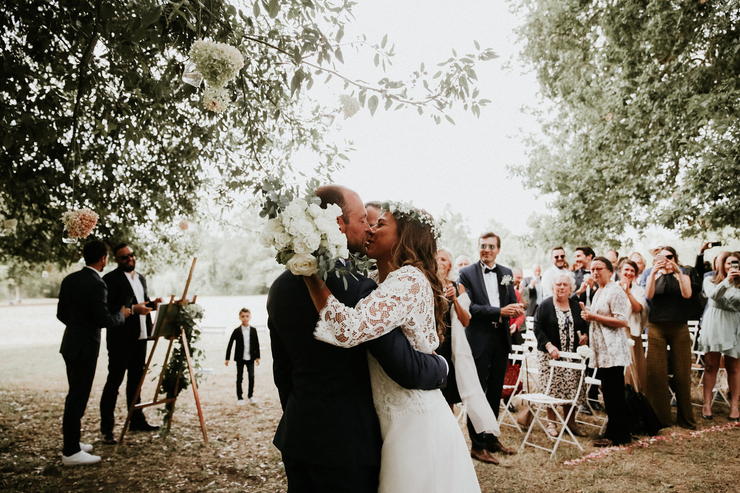 mariage boheme chic blanc