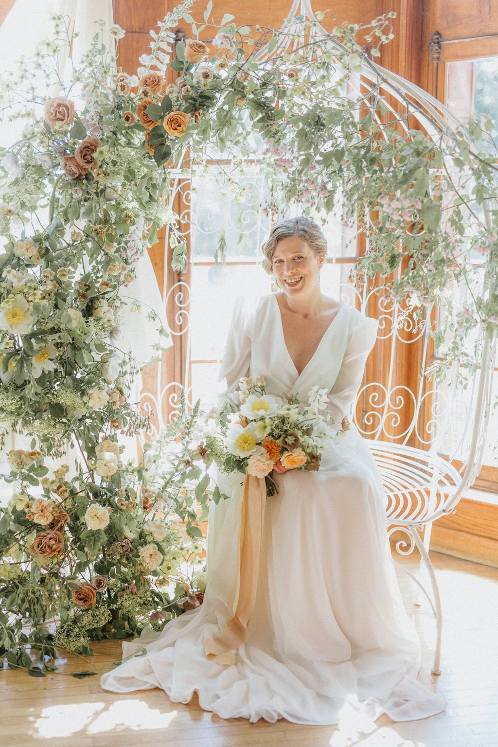 decor de ceremonie mariage romantique chic