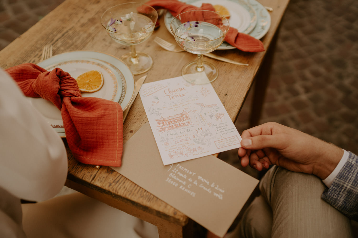 creation artisanal papeterie mariage faire part nantes