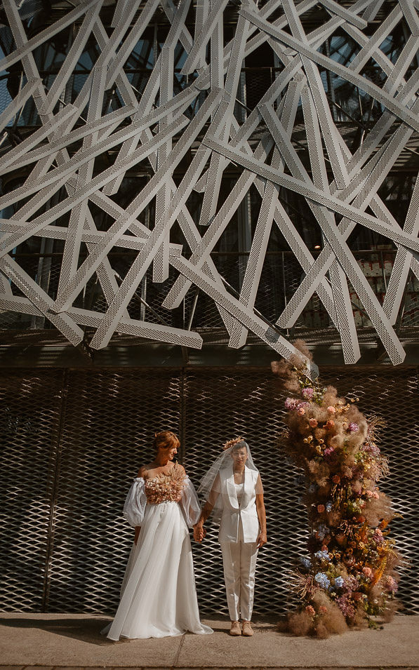 arche fleurie ceremonie laique