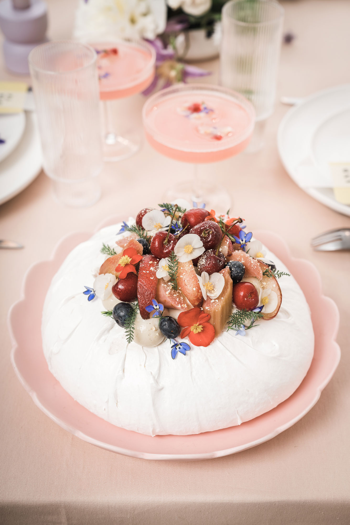 gateau mariage fruits