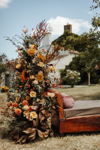 arche fleurie fleurs mariage boheme nantes vendee