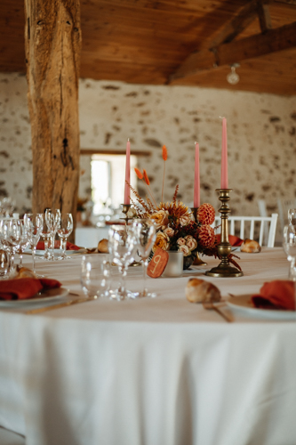 decoration de salle mariage boheme champetre nantes vendee pays de la loire