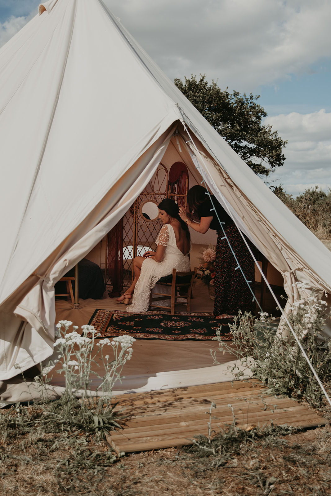 tipi lieu de reception mariage boheme rennes