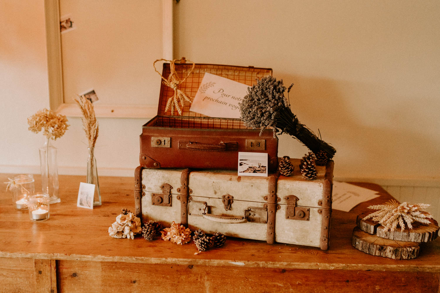 idee decoration mariage boheme naturel morbihan cagnotte voyage