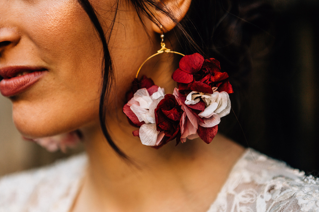 Boucles d'oreilles de mariee angers