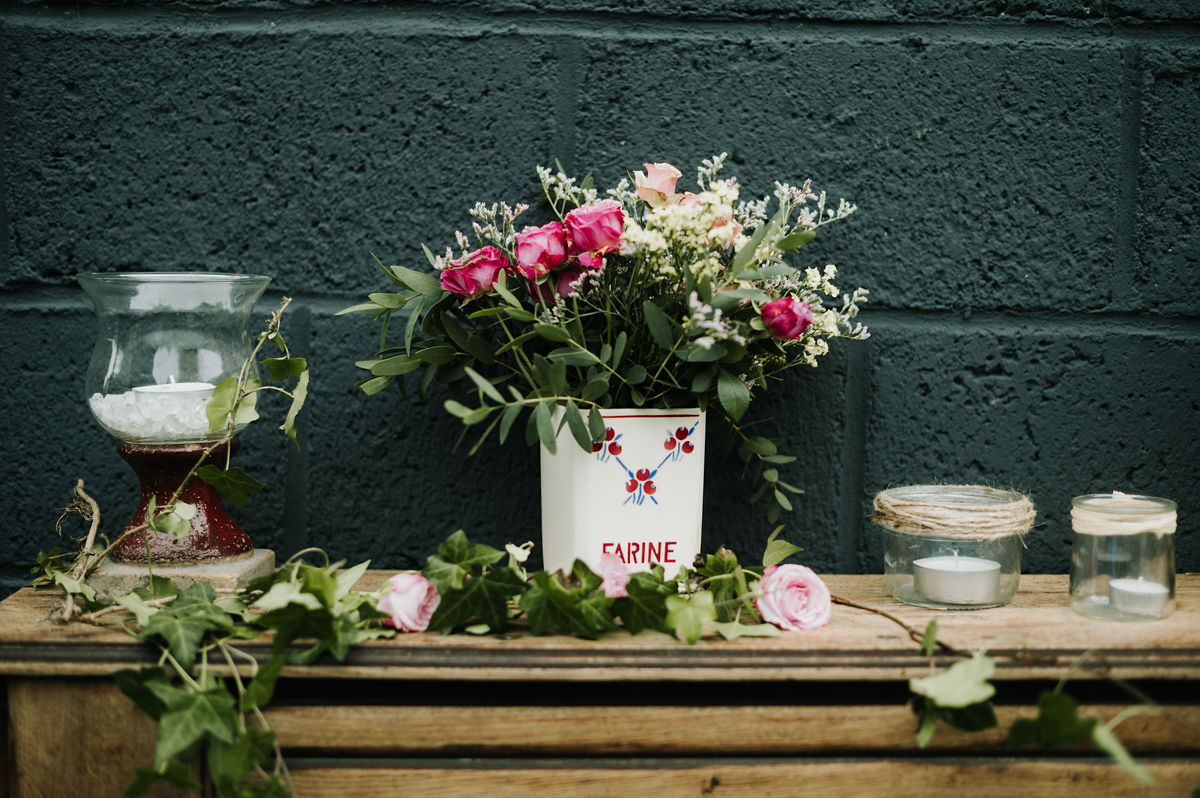 decoration florale buffet mariage