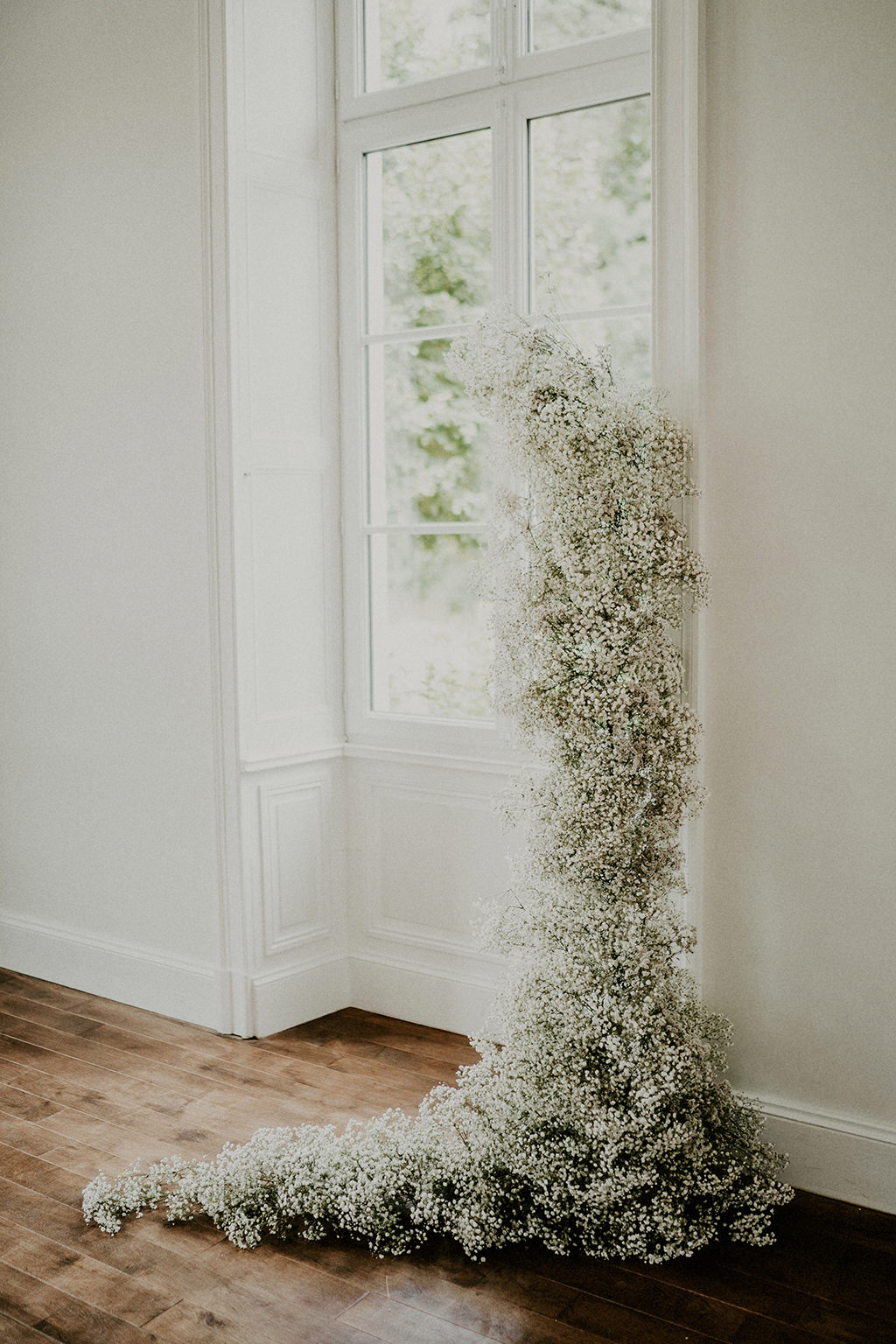 inspiration decoration florale mariage epure