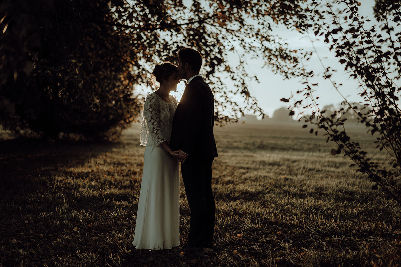 photo de mariage maries amour bretgane