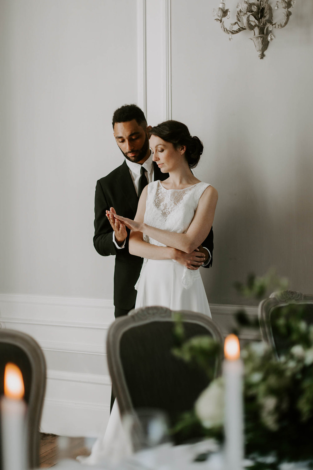 photo de mariage maries vendee robe costume