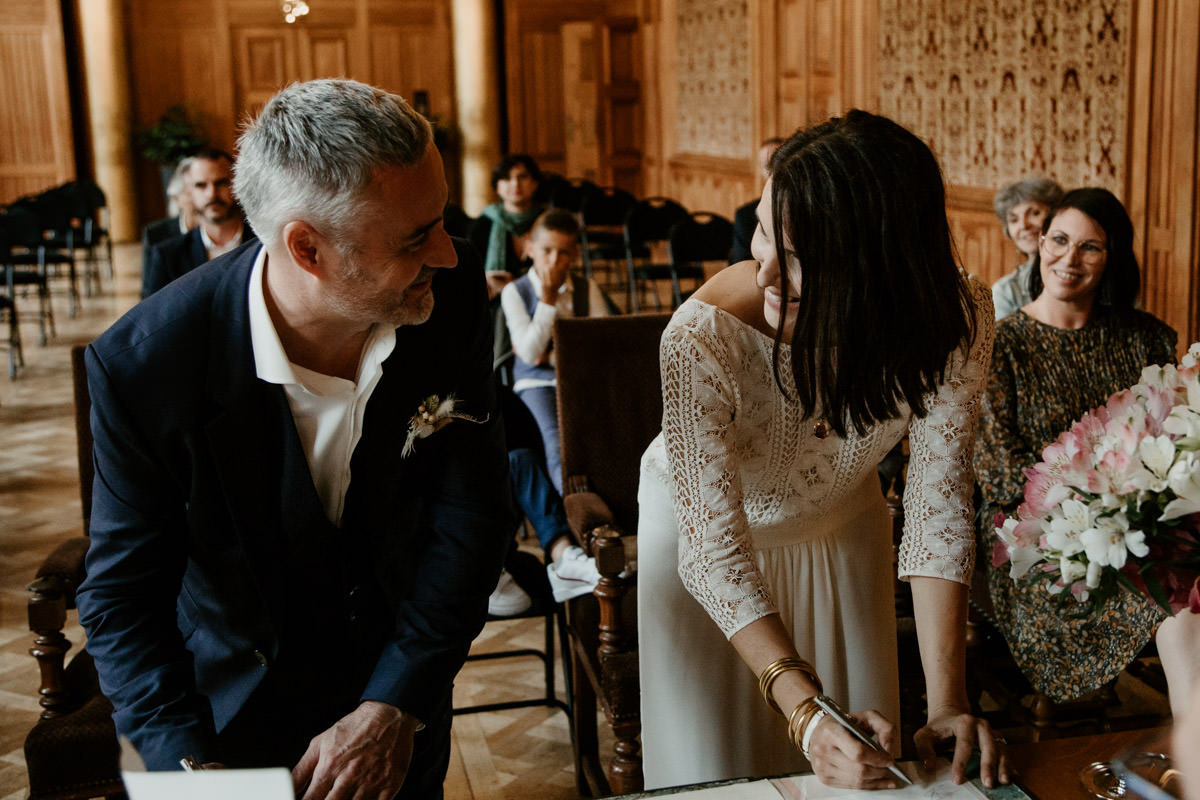 ceremonie laique signature maries