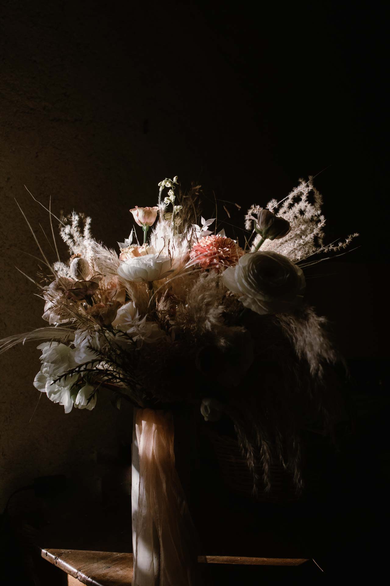 decoration florale hivernale mariage