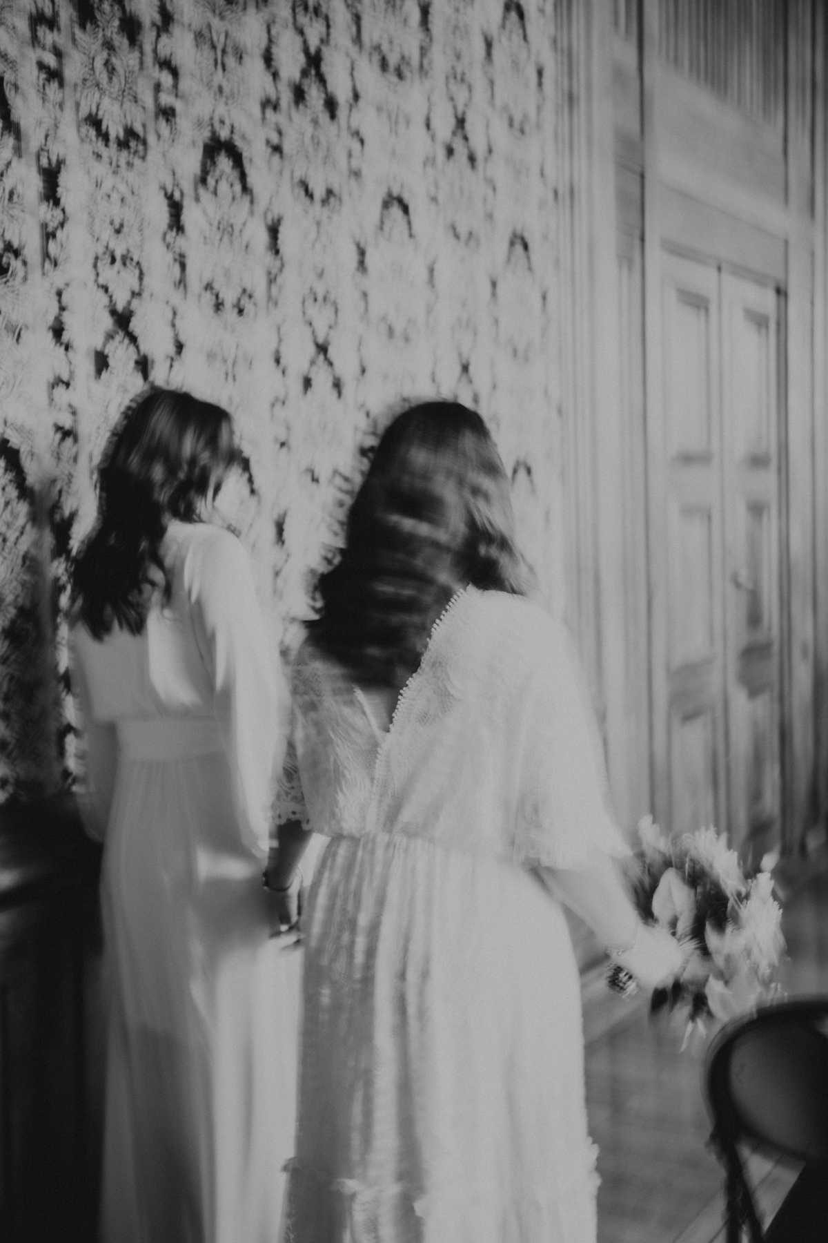 mariage gay robes bouquet de mariee