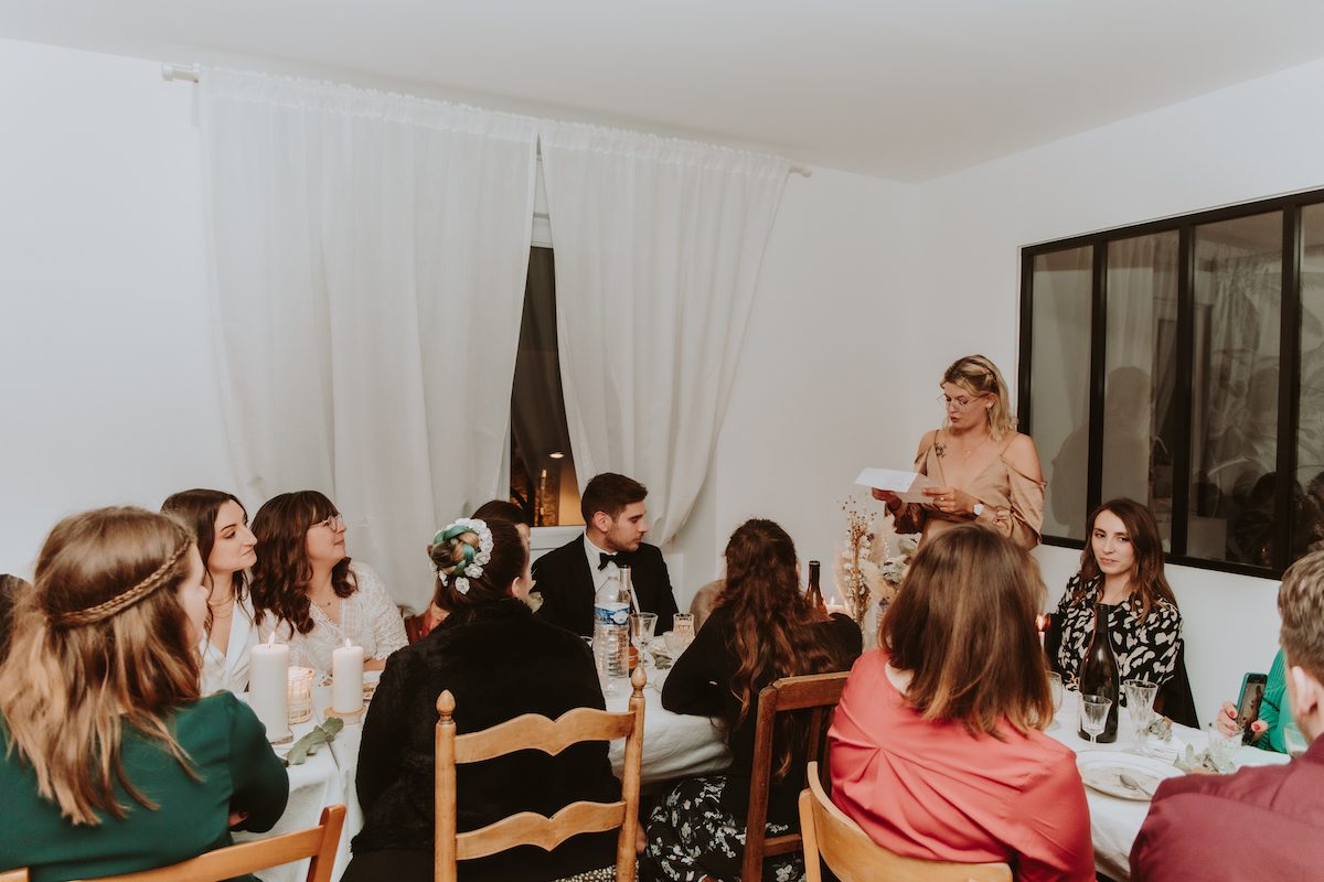 mariage a la maison invites famille repas