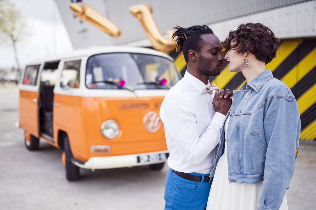 mariage fete foraine marie couleurs vieux van