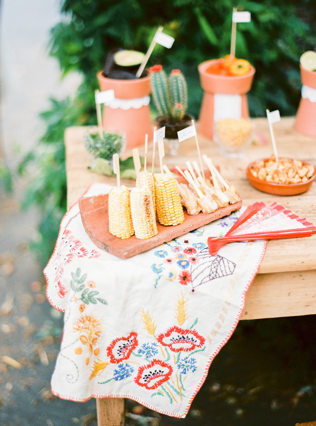 buffet decoration latine mariage boheme