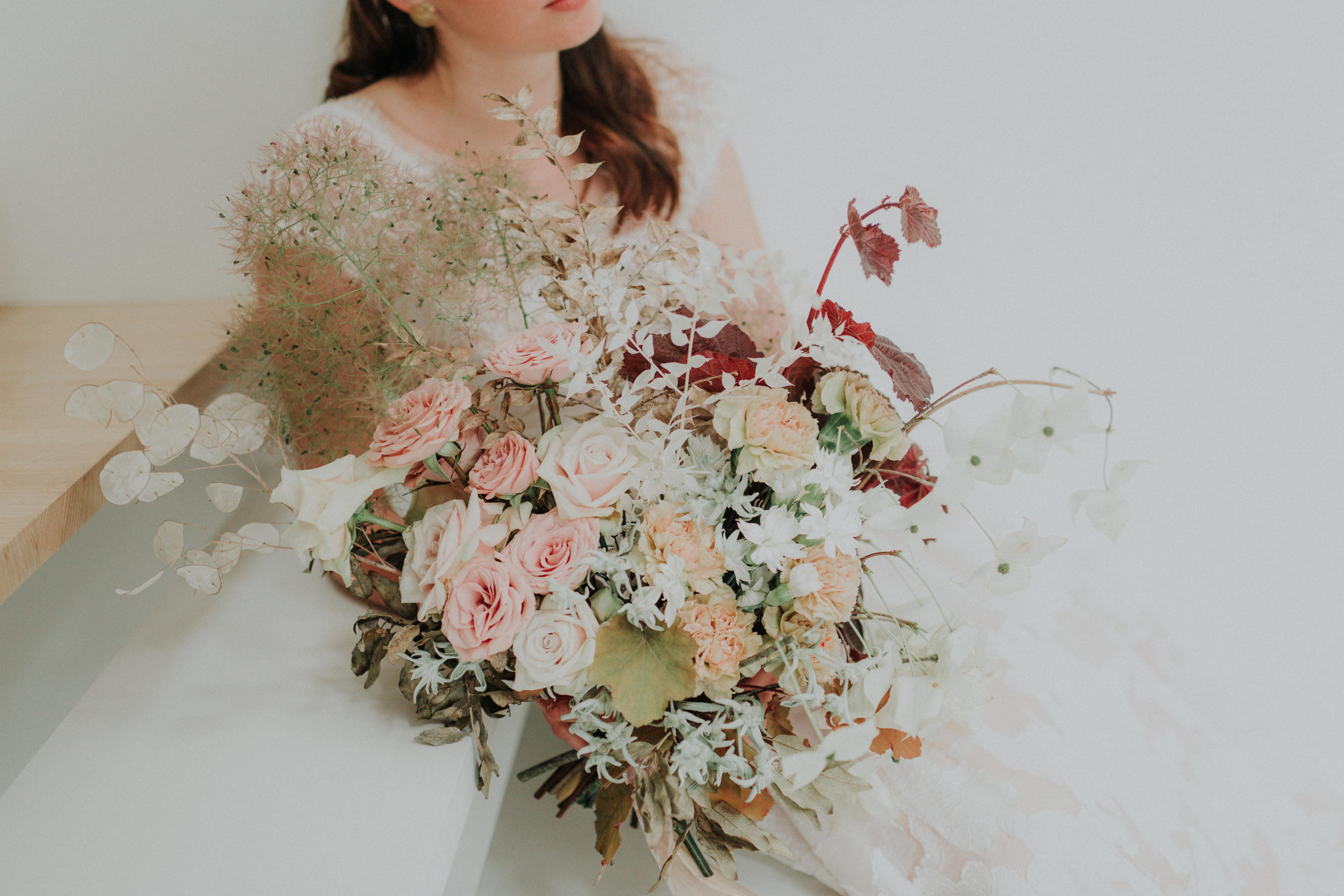 bouquet de la mariee mariage hivernal