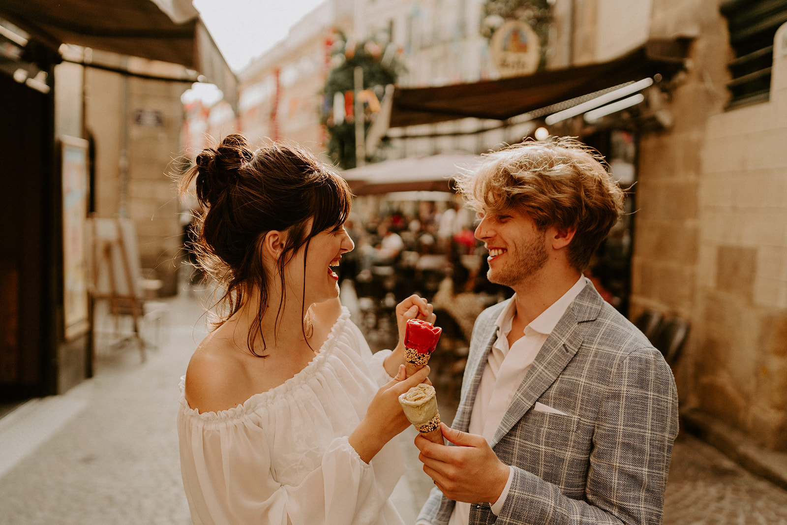 photo de mariage maries glaces dolce vita
