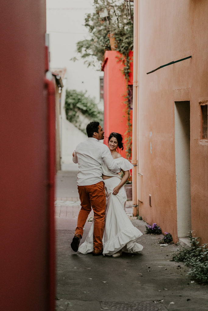 robe de mariee blanche espagnole photo mariage danse