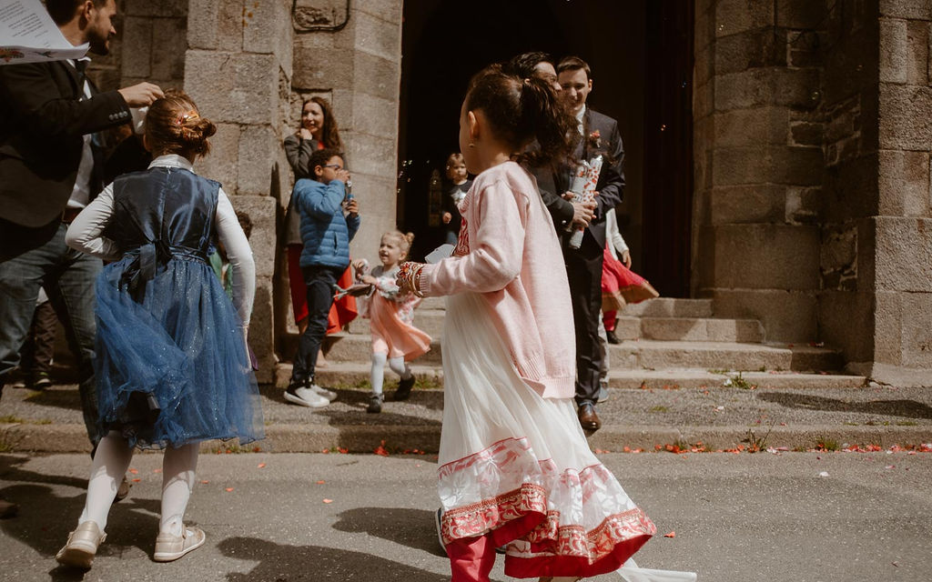 mariage franco-indien enfants eglise