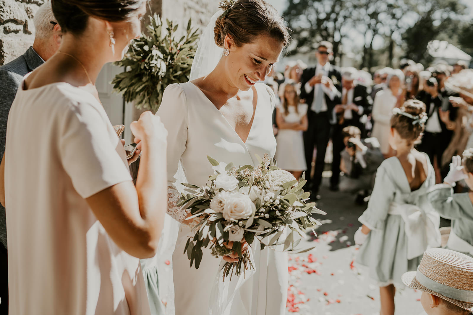 mariage chapelle saint philibert bouquet de mariee rennes
